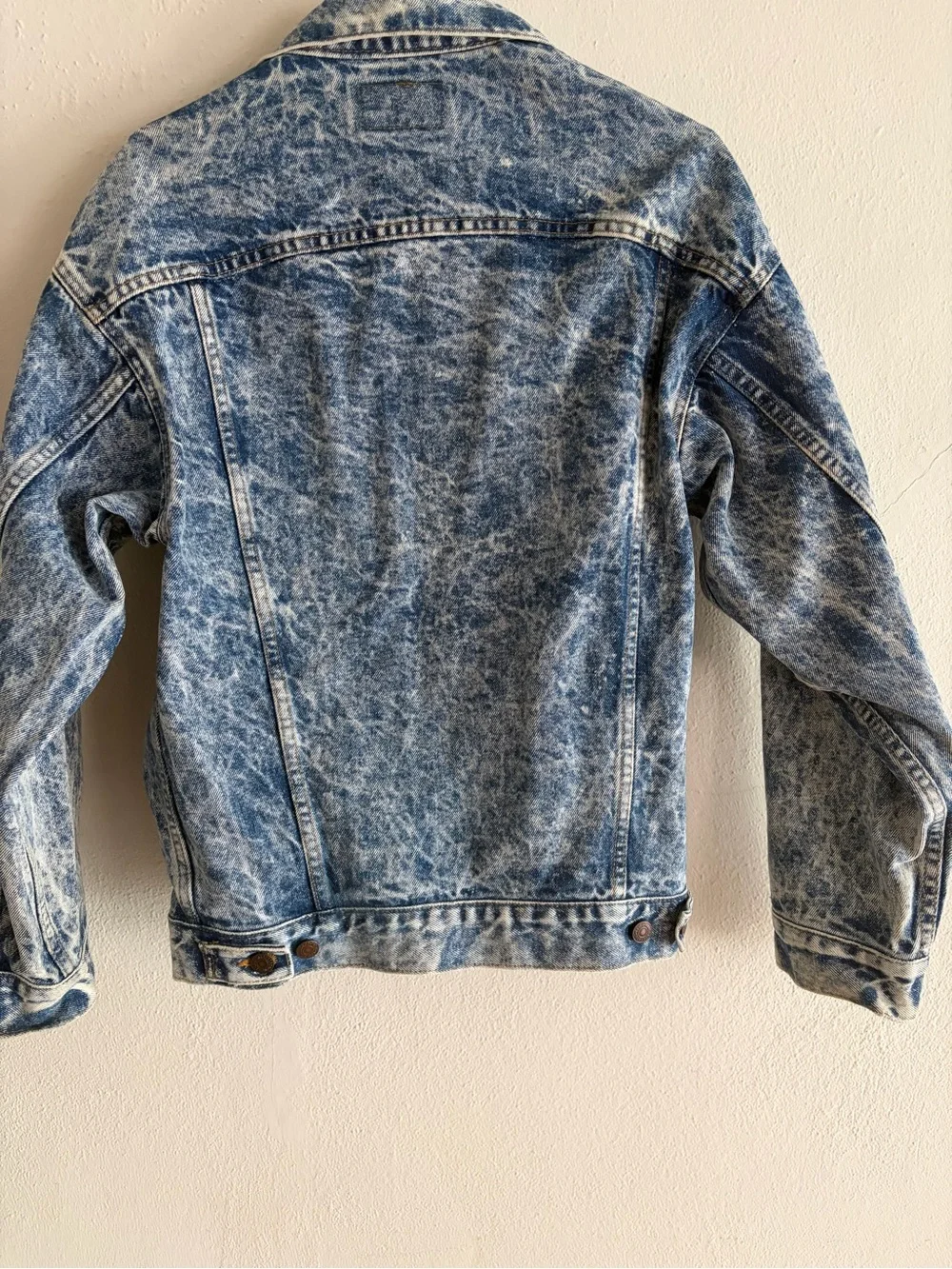 Levi's Vintage Acid Wash Blue Denim Trucker Jacket 70507 0219